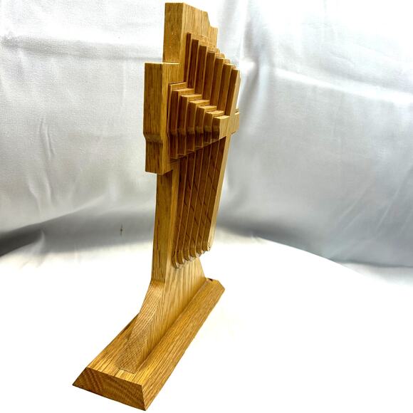 CROSS Wood Multi-layer one cut 1 piece 8 layers hand made unique rare - Picture 3 of 10